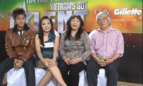 Các thành viên trong gia đình Quỳnh Anh.